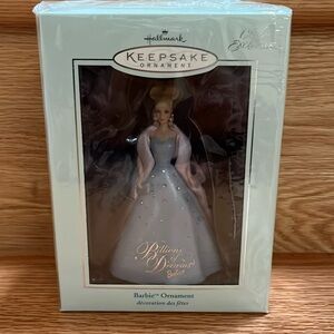 NWT- **Porcelain** Barbie Ornament, Billions of Dreams